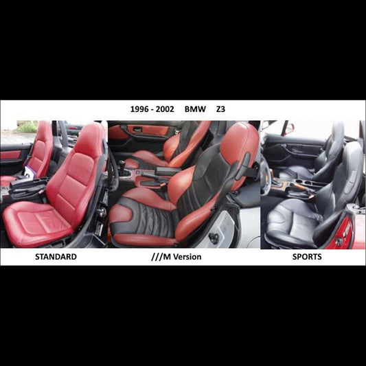 1996-2002 BMW Z3 OEM Replacement Leather Seat Covers