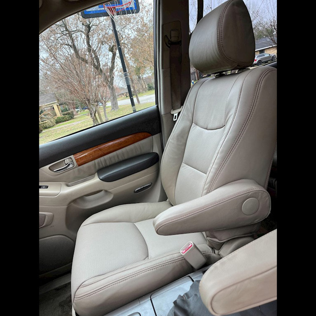 2002-2009 Lexus GX470 / Toyota Land Cruiser Prado OEM Replacement Leather Seat Covers